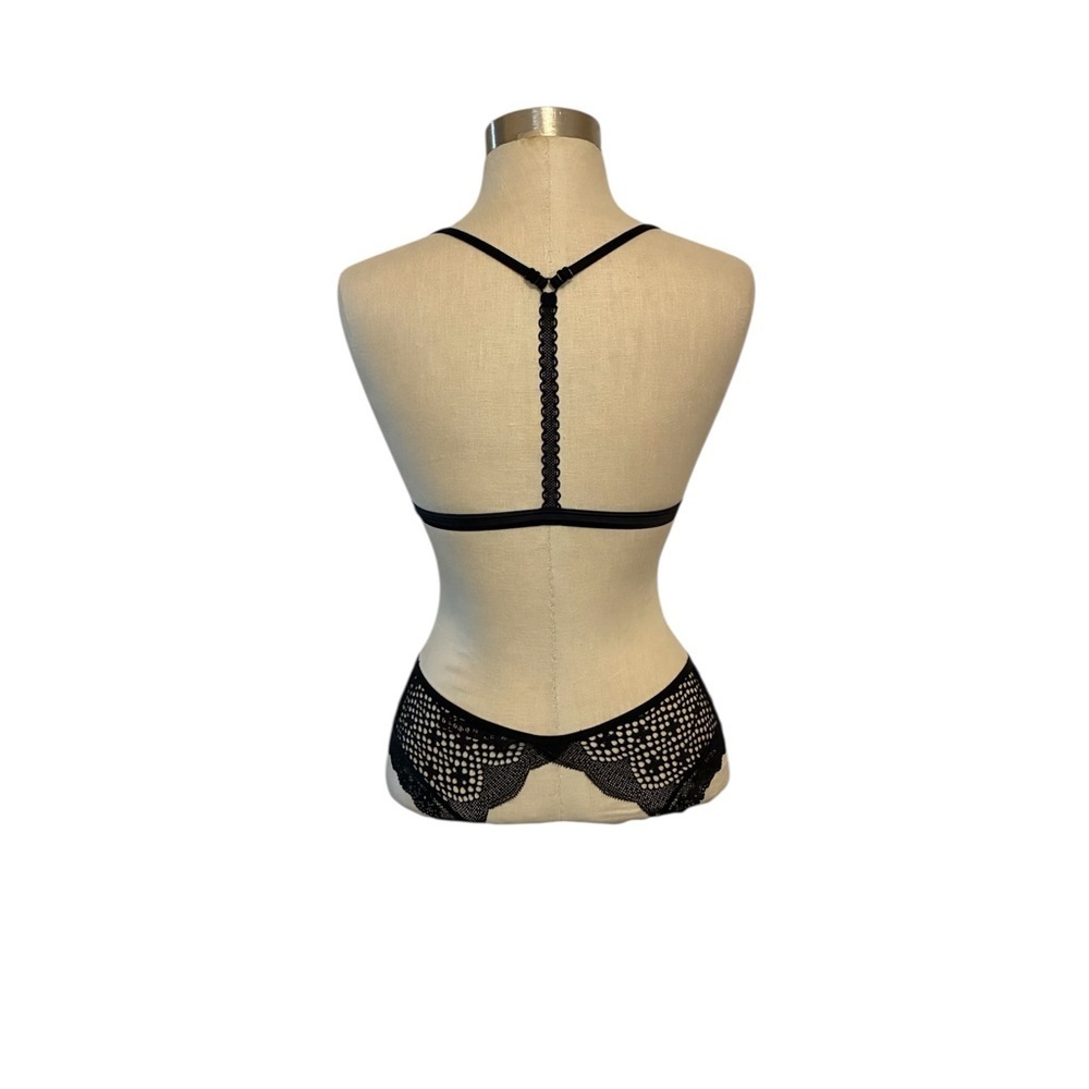 Victoria’s Secret Black Lace Bralette and Panty Set - Picture 3 of 8